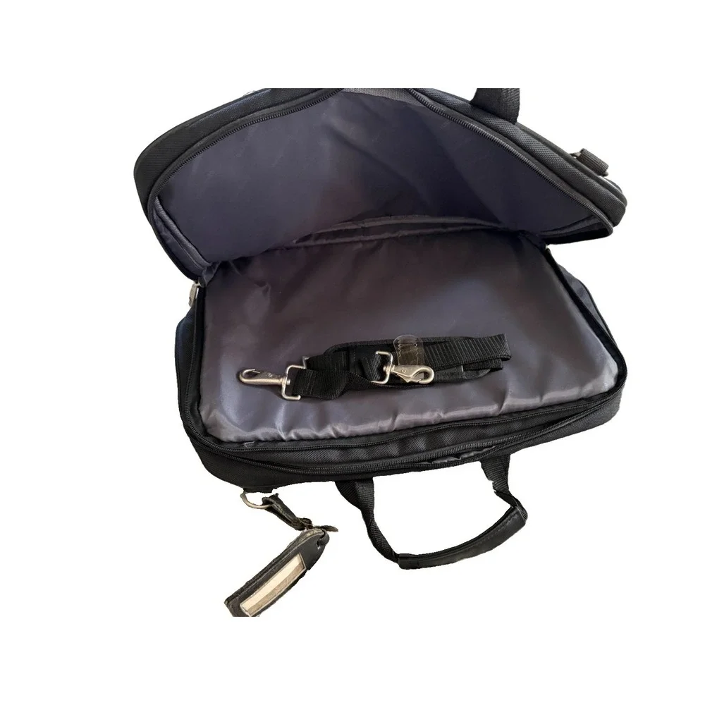 Samsonite Business Laptop Briefcase Messenger Bag Black Ballistic Nylon